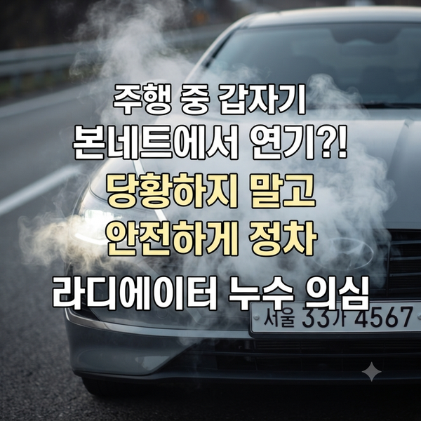 초보 운전자 : "바닥에 단내가?" 라디에이터 교체 비용 & 누수 수리 총정리