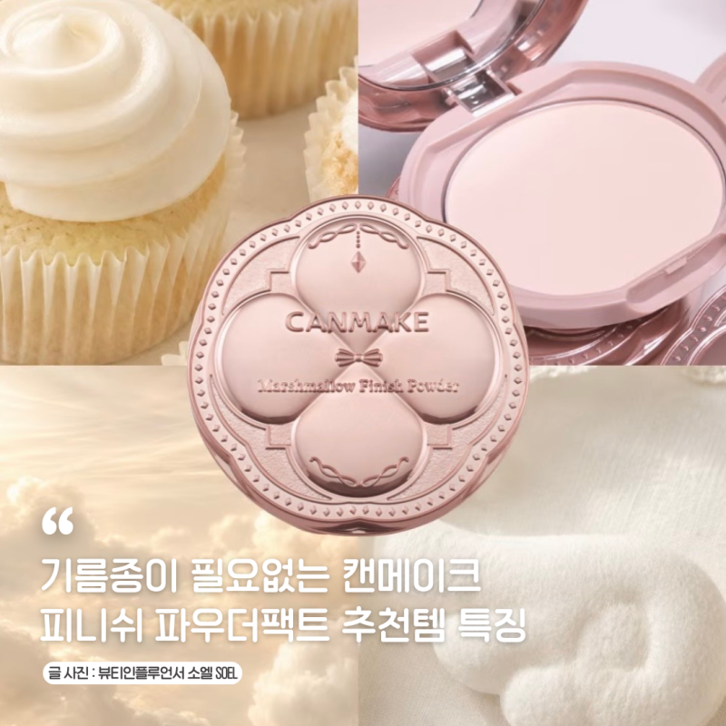 일본 돈키호테 화장품 브랜드 캔메이크 기름종이 필요없는 피니쉬파우더팩트 추천템 특징