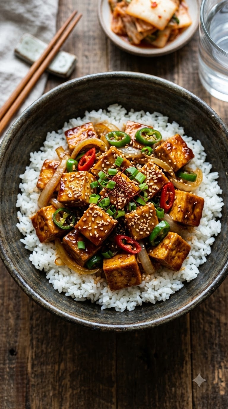 백종원 두부덮밥 만드는법 두부와 간장 소스로 5분 만에 만드는 가성비 한 그릇 요리