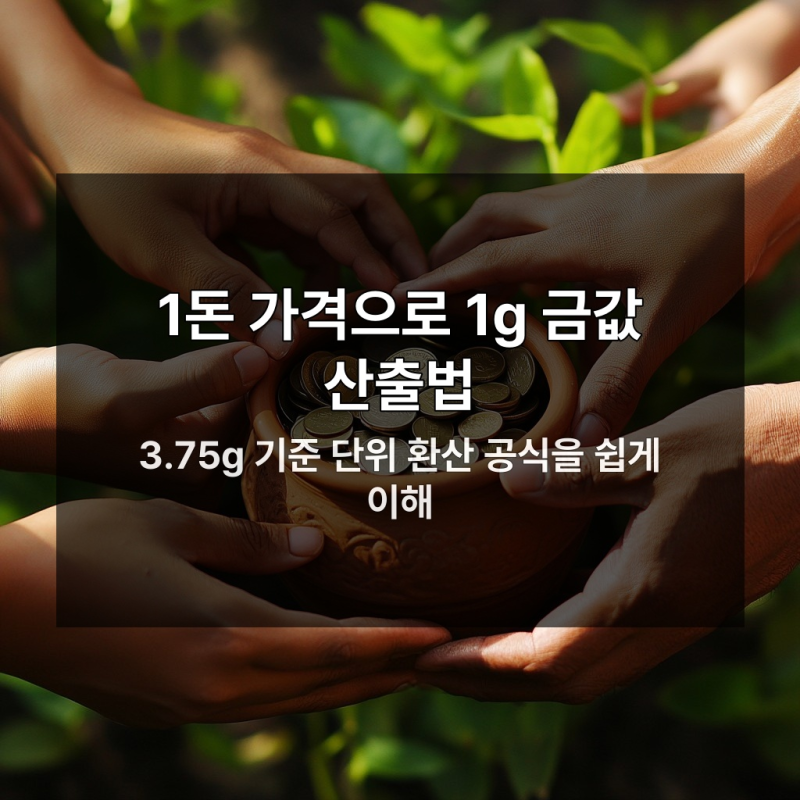 18K와 14K 금값 계산법, 대다수가 착각하는 진실