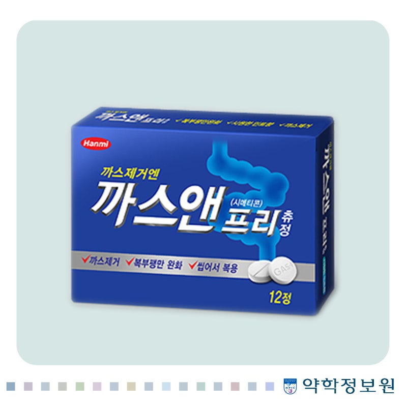 배에 가스 찼을 때 해결법, 복부팽만약과 가스약 정리