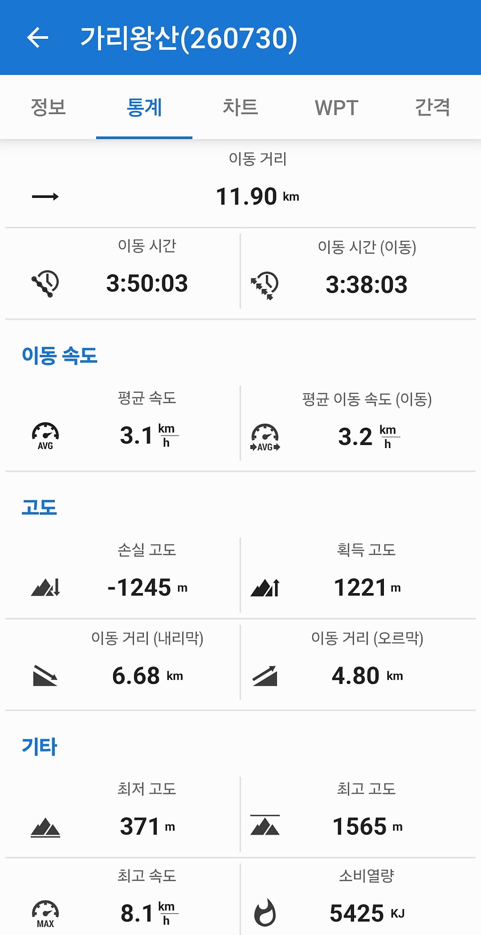 가리왕산 사진 1