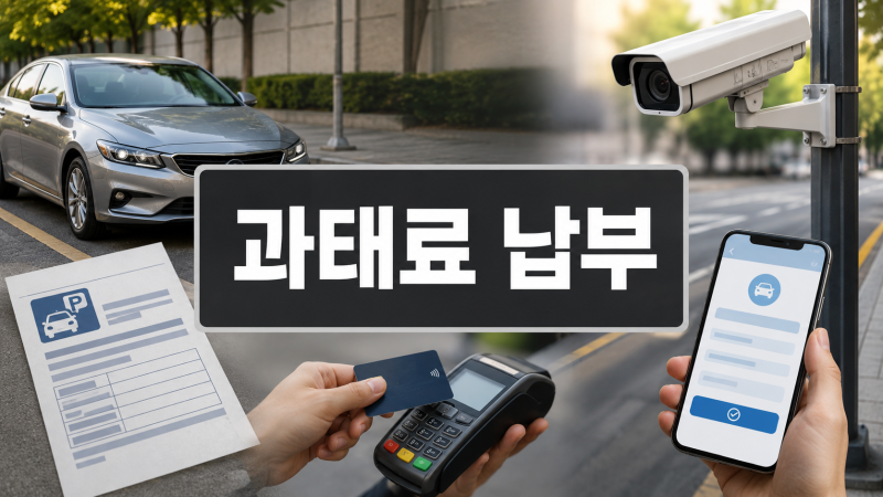 주정차 과태료 납부 방법 위택스 조회와 감경 기준