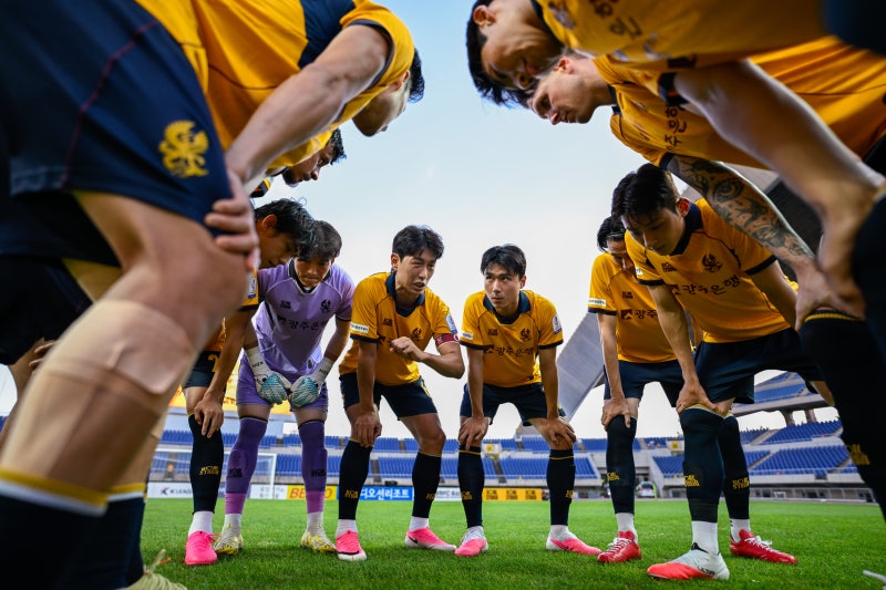 광주FC, 코리아컵 상승세 안고 대전 원정 승리 도전