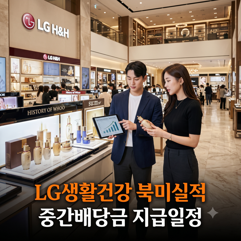 LG생활건강 해외 사업 재편 성과와 중간배당금 결정에 따른 지급 일정 안내