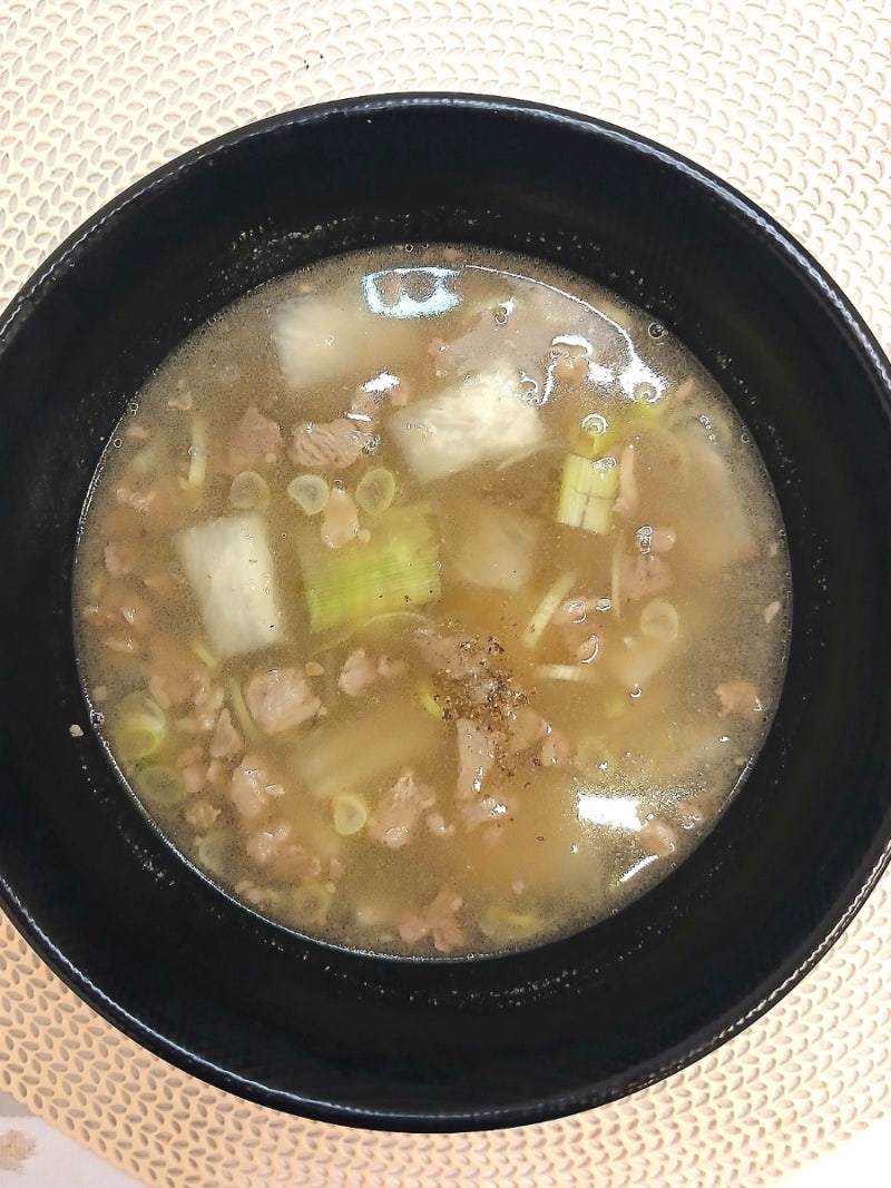 비린내 없이 깊은 맛 내는 소고기무국 초간단 황금레시피 (무 1/4개 기준)