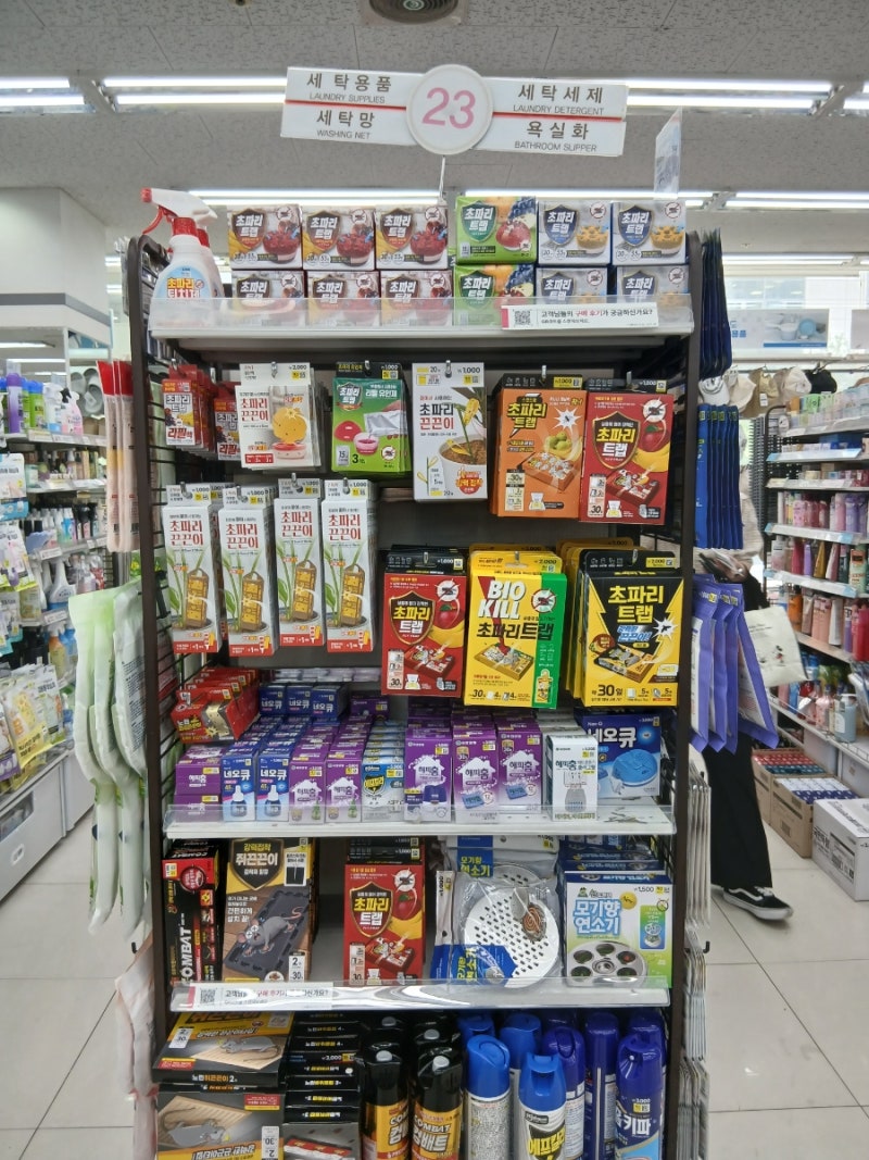다이소 초파리 트랩&끈끈이 제품 정보