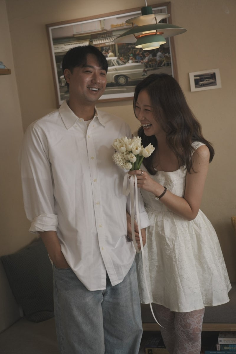 쉬인 웨딩 촬영 드레스 (미니) 2만원에 구매, 결과는 대성공