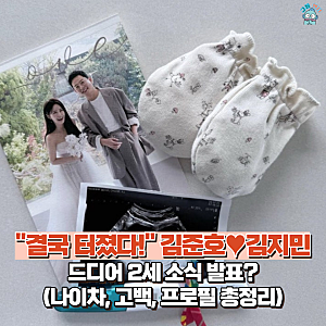 코미디언 커플 김지민, 김준호 아기 생겼다! (나이차, 고백, 프로필정리)
