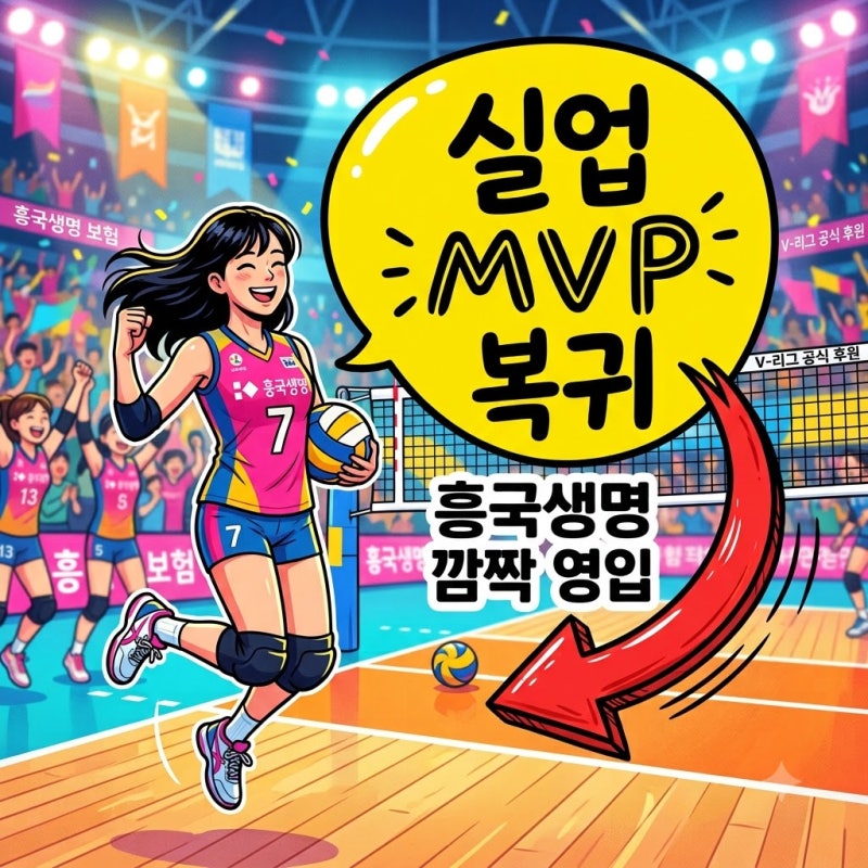 실업 MVP 찍고 잊혀진 줄 알았는데.. 흥국생명 고민지 영입의 진짜 이유