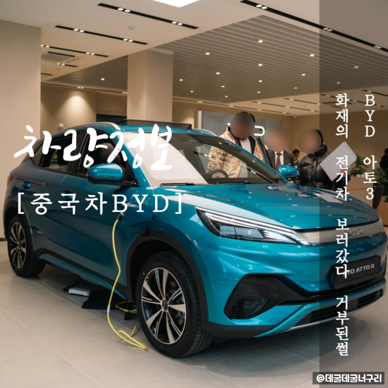 BYD 아토3 직접 살펴봤다! 사회초년생 첫 전기 SUV 괜찮을까?