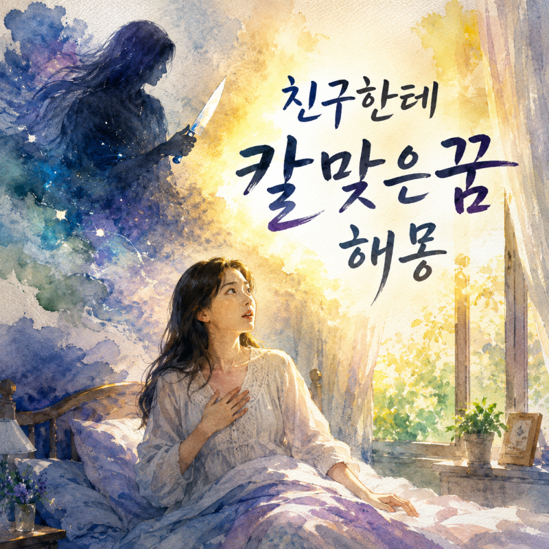 꿈해몽 친구한테 칼맞은꿈 뜻은? 칼맞은꿈 해몽 총정리
