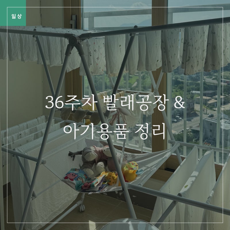 귀차니즘 맘의 초간단 아기빨래(빨래공장) 및 아기용품 정리 노하우 | 세탁기 청소부터 손수....