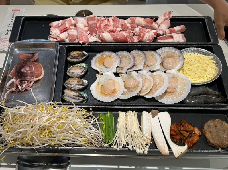 낙산해변 맛집추천) 우바다 양양 본점_ 해산물 삼합구이 최고봉..찐 맛집