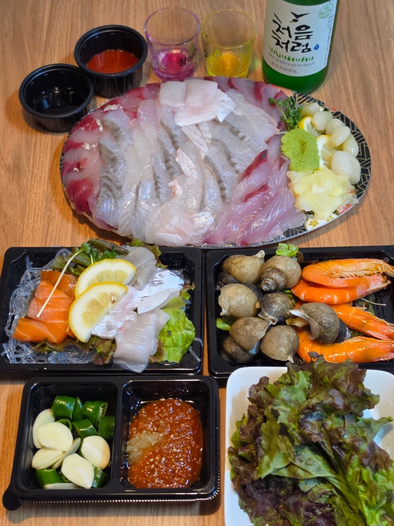 강릉 주문진 수산시장 주문진 회포장 맛집 해송횟집 (feat. 모듬회 + 특수부위)