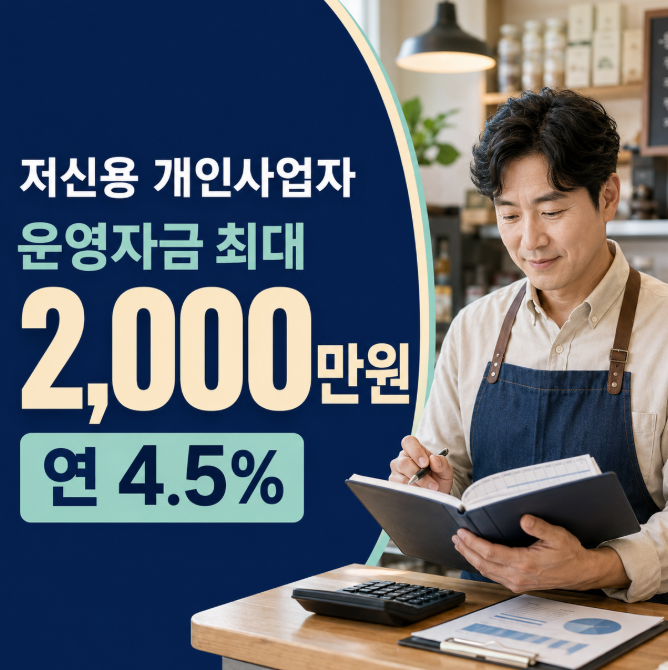저신용 개인사업자 운영자금 2,000만원 대출 신청 방법 삼성미소금융재단 대상 서류