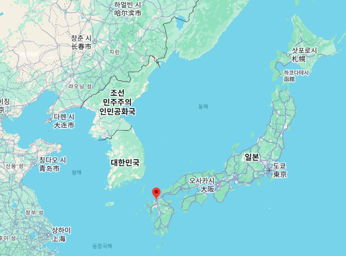 일본 후쿠오카 지도 위치와 명소