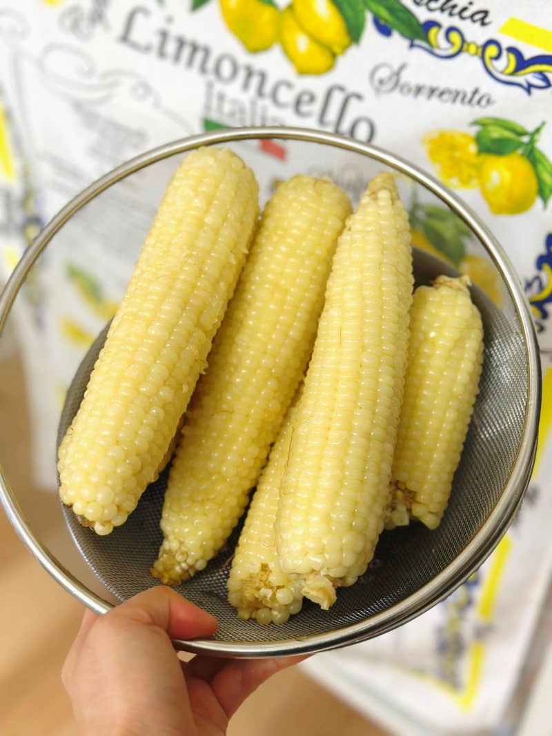 옥수수 맛있게 삶는법 삶는시간 소금 뉴슈가 비율 꿀팁 정리