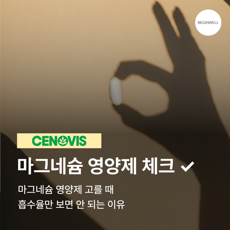 마그네슘 영양제 고르는 법ㅣ마그네슘 효능과 흡수율과 복용법, 어떤 기준을 골라야 할까