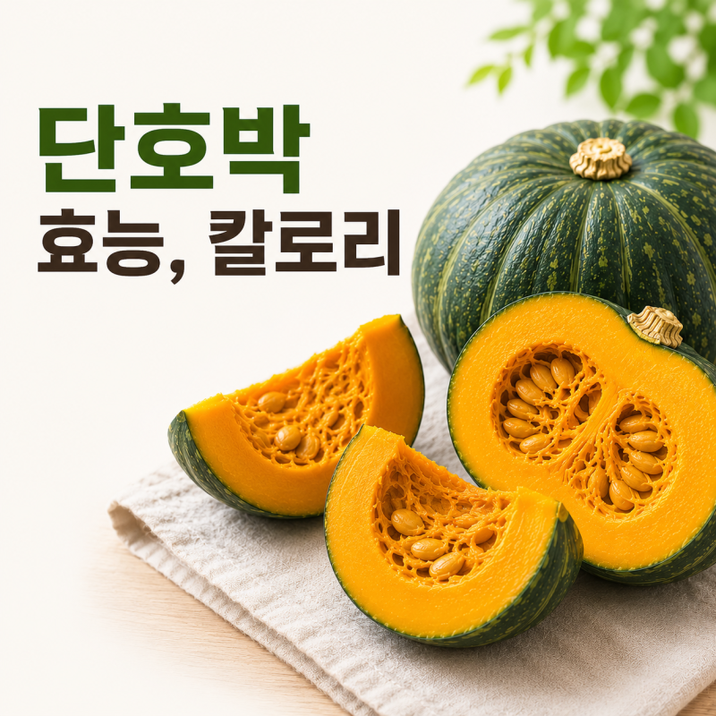 단호박 효능, 칼로리, 찌는 법 총정리