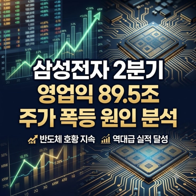 2분기 <b>영업익</b> 89.5조에 목표가 65만 원 찍힌 이유