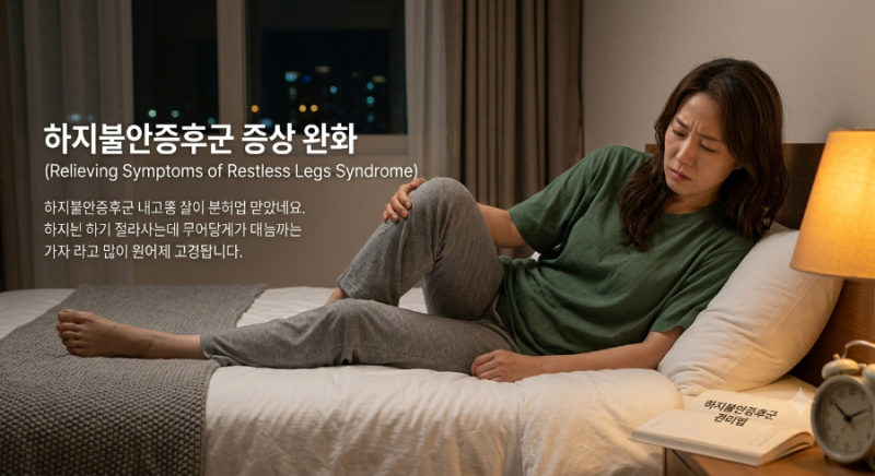 하지불안증후군 증상 원인 병원 진료 과목 찐후기
