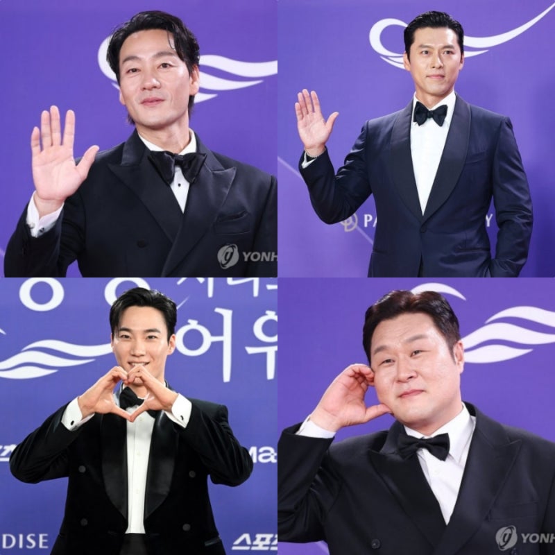 제5회 청룡시리즈어워즈 레드카펫 박해수 & 현빈 & 진선규 & 윤경호