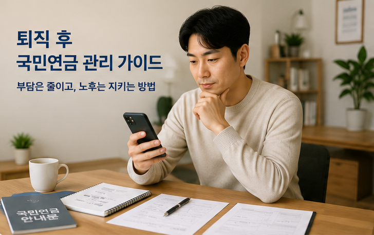 퇴직자 국민연금 납부유예 신청 방법과 임의가입 추납 활용법