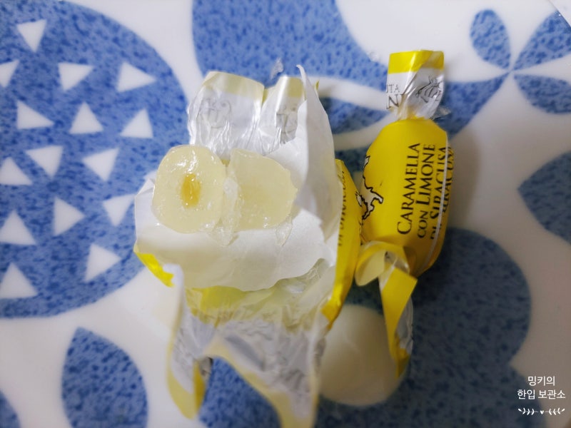 리콜라 레몬 무설탕 캔디 대용? 세라 레몬 필링 캔디 | 칼로리, 맛 솔직후기