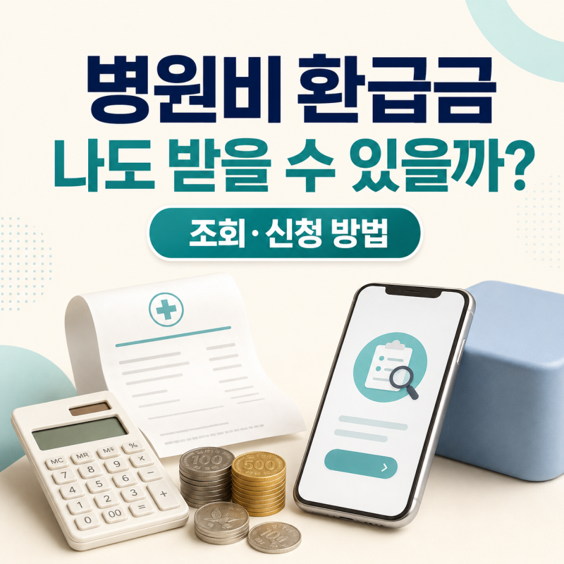 병원비 많이 냈다면 꼭 확인하세요｜건강보험 환급금 조회·신청 방법