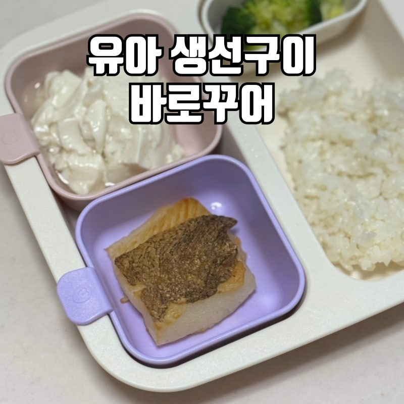 유아용 무염 생선구이 바로꾸어 아이가 잘 먹는 전자렌지 생선구이