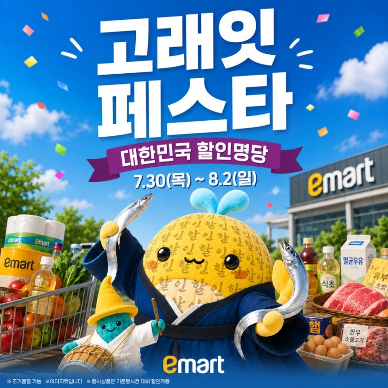 이마트 고래잇 8월｜대구 이마트 성서점 세일 품목 총정리