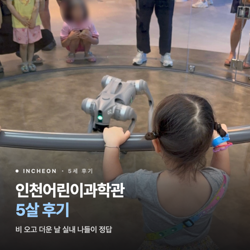 인천어린이과학관 5살 후기 | 비 오고 더운 날 아이랑 실내 나들이 정답