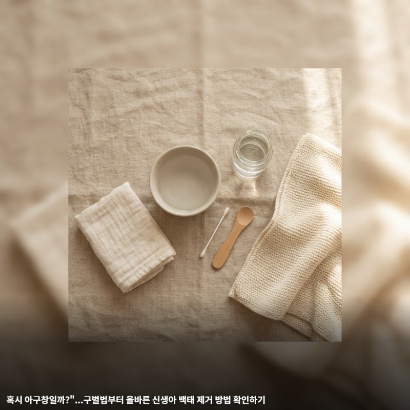 혹시 아구창일까?"...구별법부터 올바른 신생아 백태 제거 방법 확인하기