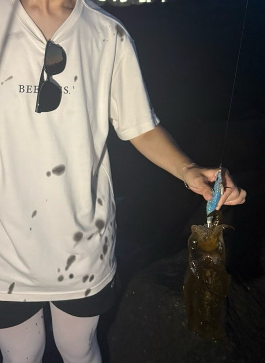 옷에 묻은 오징어 먹물 빼는법 세탁후기 오징어먹물 지우기