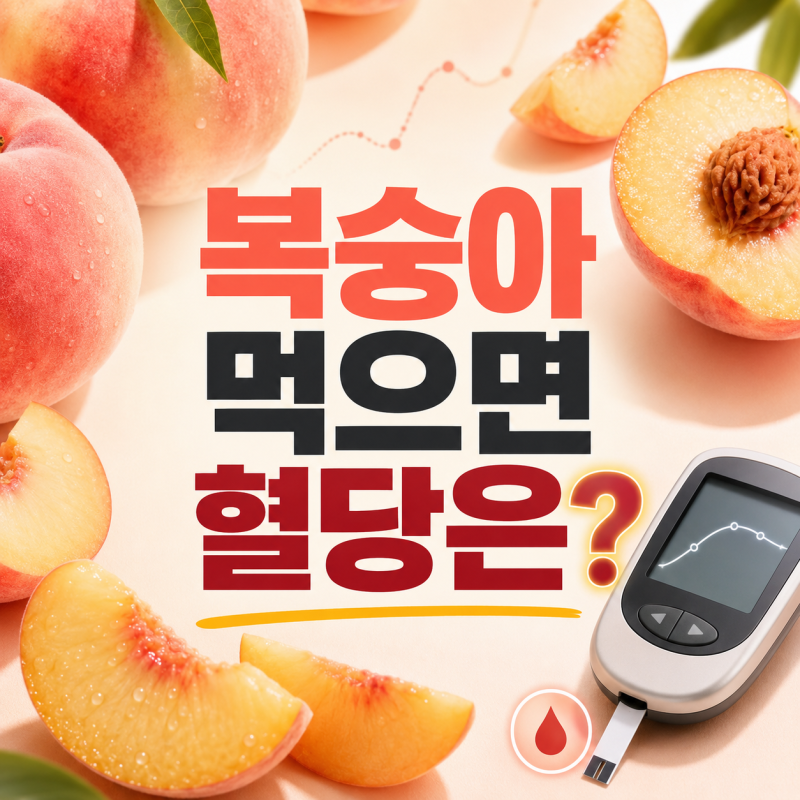 복숭아 혈당지수는? 천도 백도 황도 차이와 당뇨 섭취법