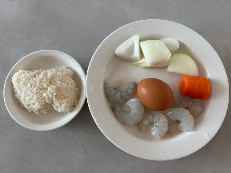 유아식 아침메뉴 새우볶음밥 레시피