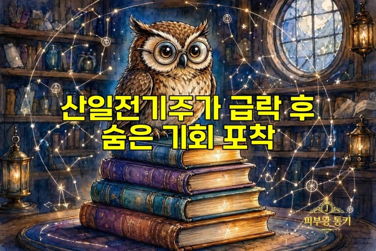 <b>산일전기</b>주가 급락 후 숨은 기회 포착