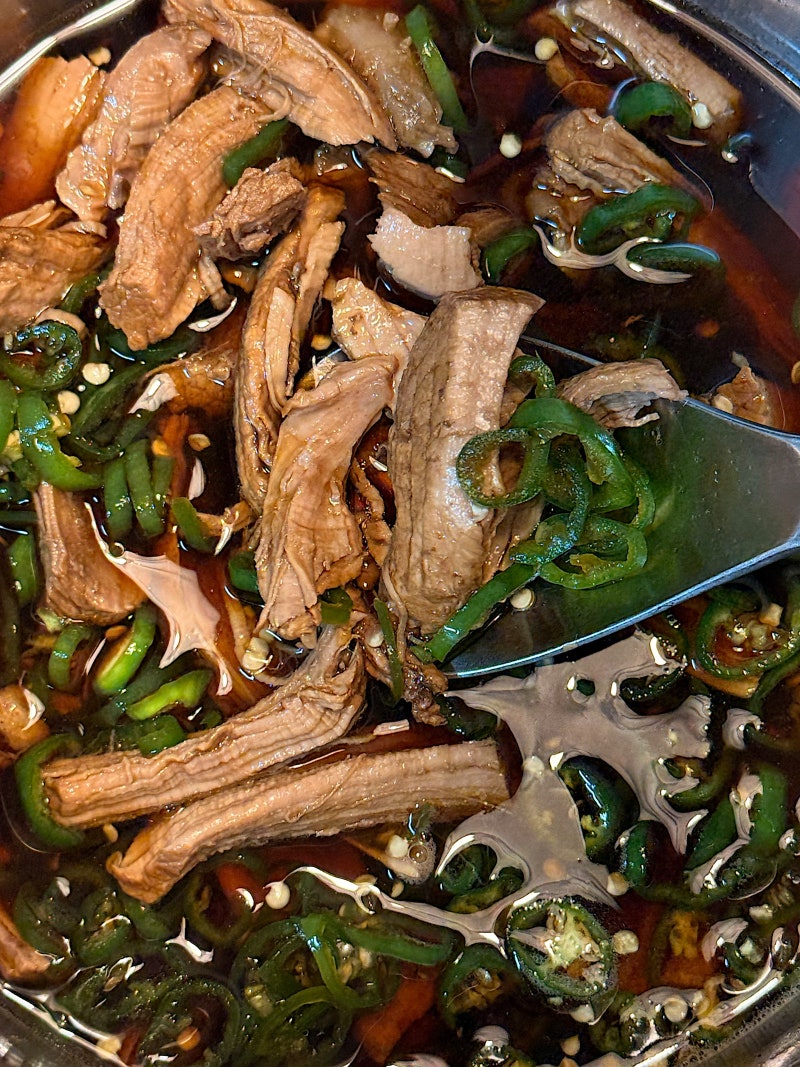 돼지고기장조림 만들기 청양고추로 깔끔하게 맛을 낸 돼지안심장조림 레시피