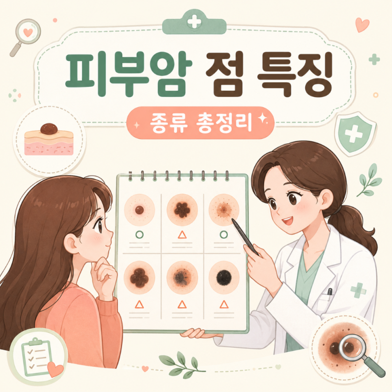피부암점특징, 종류는 어떻게될까? 총정리