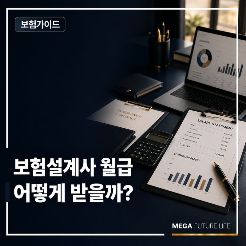 보험설계사 월급은 어떻게 받을까? 수입 구조 총정리