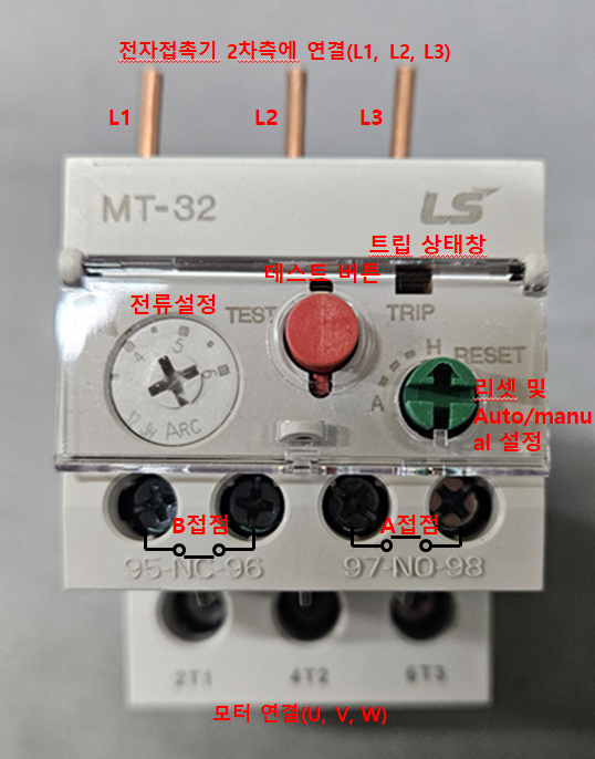 [설비 트러블슈팅] EOCR(전자식 과전류계전기)과 THR(열동형계전기) 차이점 및 현장 세팅 노하....