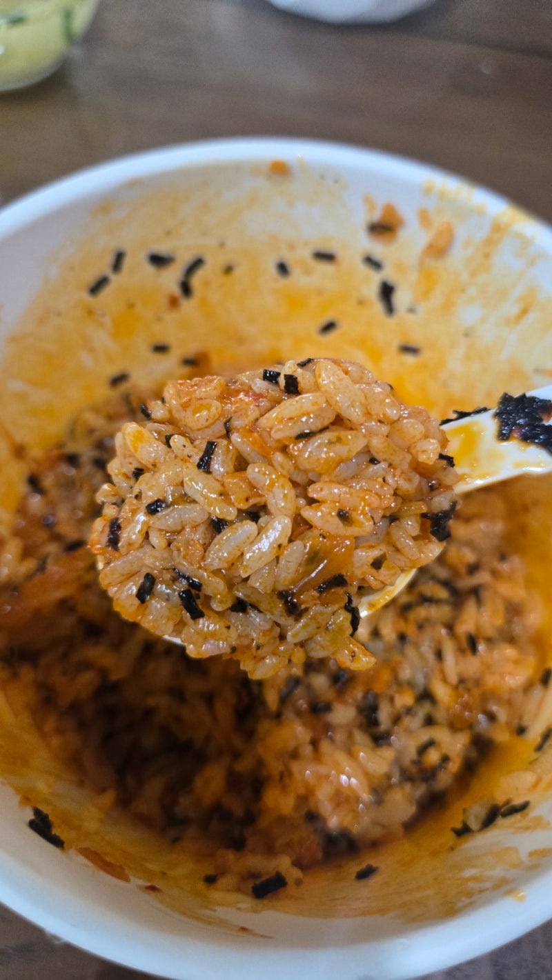 "이 집 컵밥 잘 하네!" 컵밥 맛집 오뚜기 참기름 김치볶음밥 추천