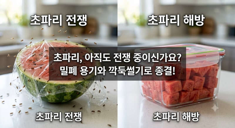 2026년 여름, 초파리 없는 수박 보관법 및 깍둑썰기 꿀팁으로 시원하게 즐기세요!