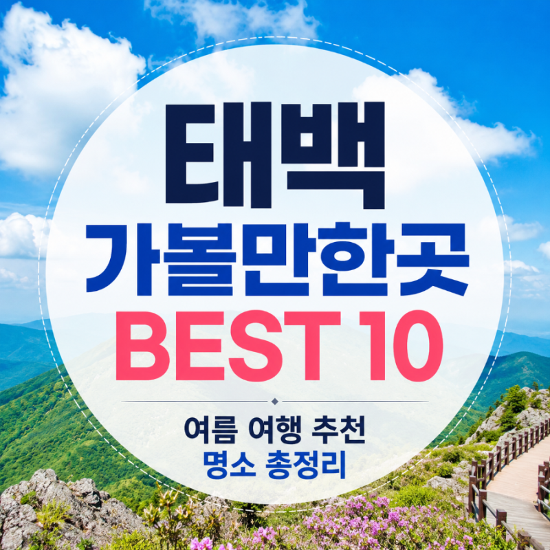 태백 가볼만한곳 BEST 10 | 여름 여행 추천 명소 총정리