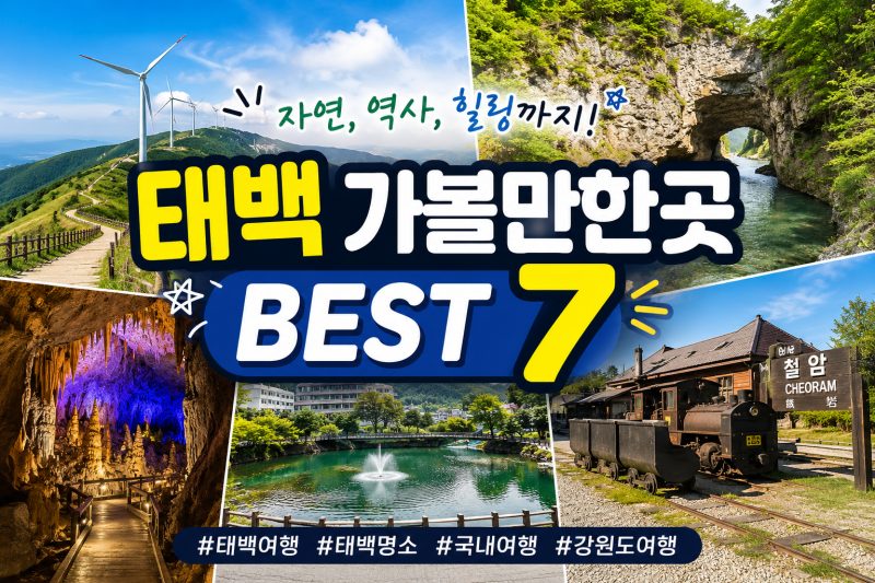 태백 가볼만한곳 BEST 7｜자연과 역사, 힐링까지 모두 담은 태백 여행