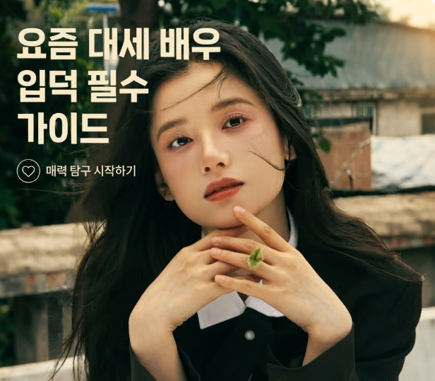 혹시 이 배우 볼 때마다 심쿵 하시나요? 장정의의 출구 없는 매력 탐구