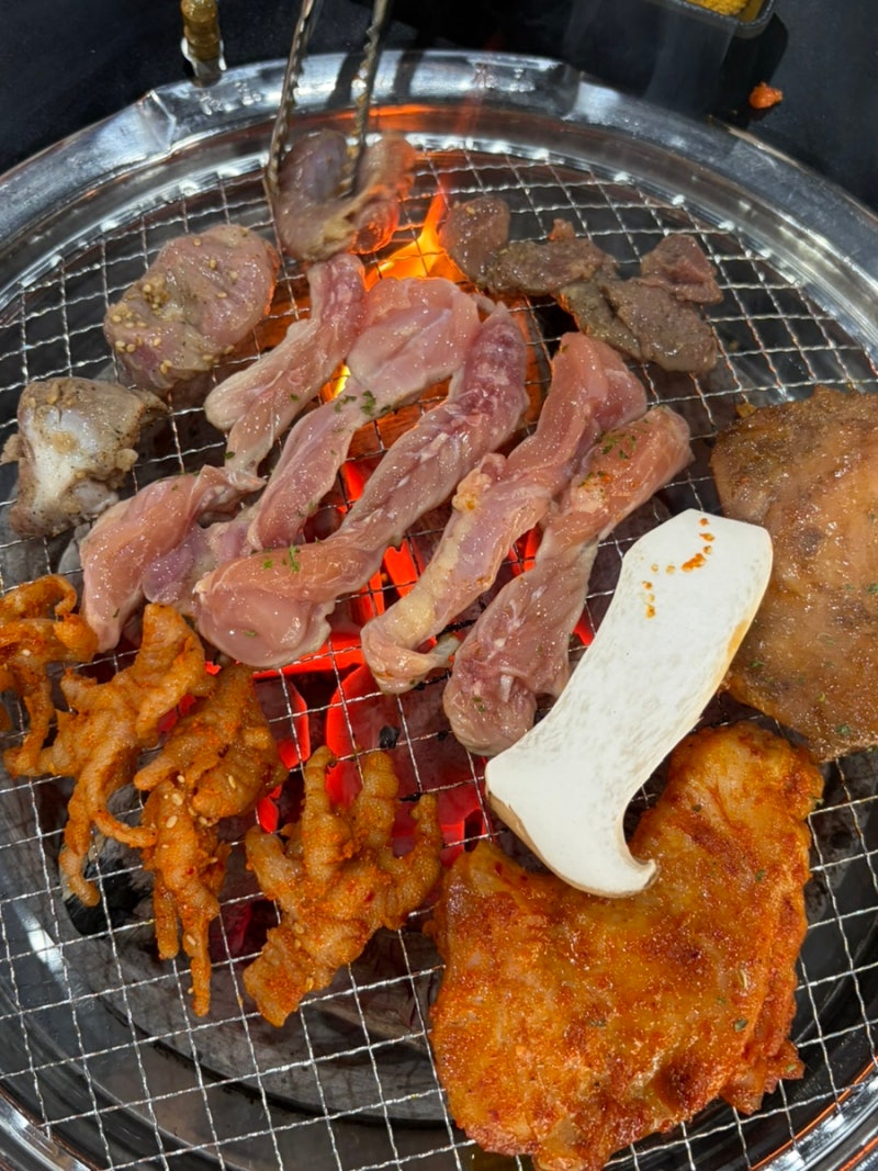 마산닭목살 무한리필 맛집 인생숯불구이 마산직영점 가성비 숯불 닭구이