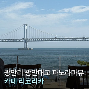 광안리 오션뷰 카페｜리코리카｜광안대교 파노라마뷰 대형카페