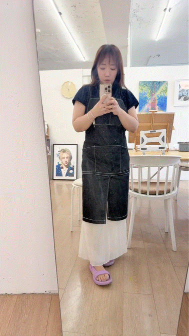 작업용 앞치마 추천, 한스데이 데님 에이프런 후기(공방 카페 바리스타)